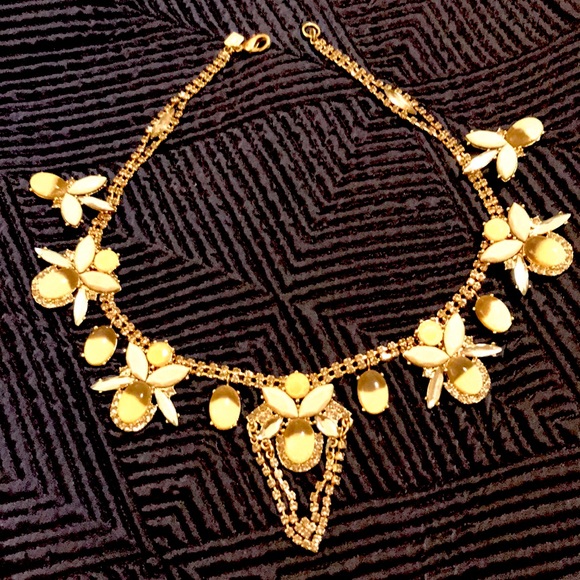 Banana Republic gold rhinestone necklace - Picture 1 of 6